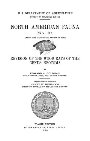 Primary view of object titled 'Revision of the Wood Rats of the Genus Neotoma'.