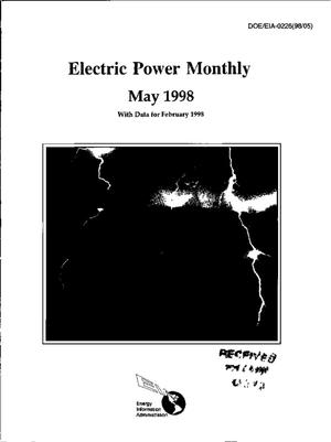 Electric power monthly, May 1998, with data for February 1998