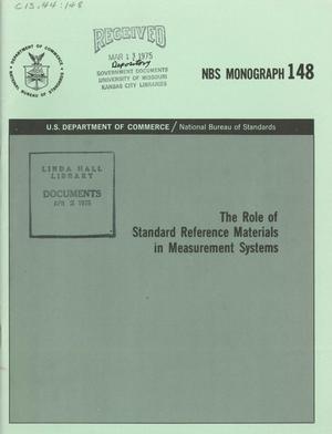 The Role of Standard Reference Materials in Measurement Systems