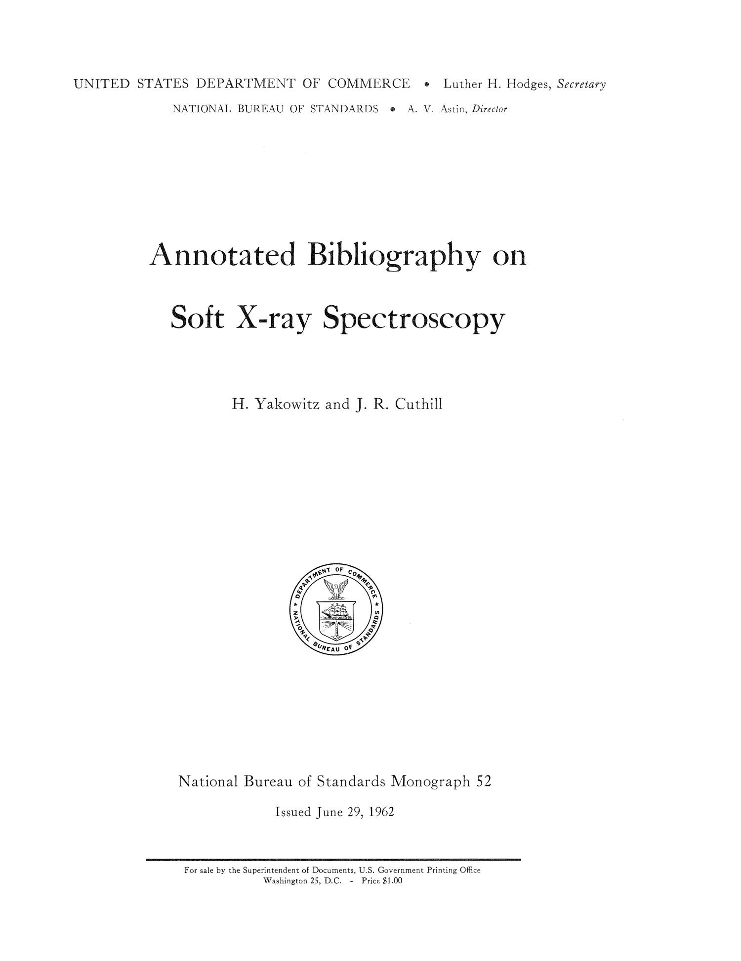 annotated-bibliography-on-soft-x-ray-spectroscopy-page-title-page