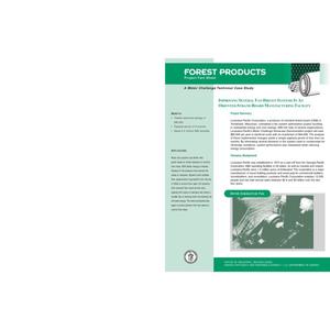 Forest Products: Improving Several Fan-Driven Systems in an Oriented-Strand Board Manufacturing Facility