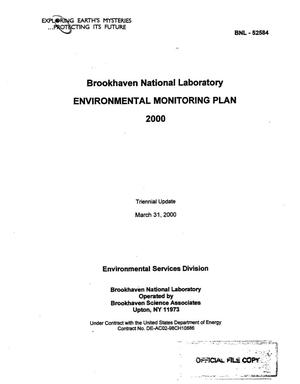 Brookhaven National Laboratory Enviromental Monitoring Plan