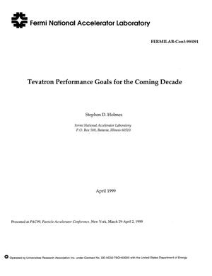 Tevatron performance goals for the coming decade