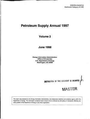 Petroleum supply annual, 1997. Volume 2