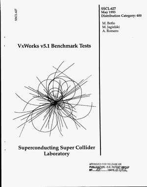 VxWorks v5.1 benchmark tests