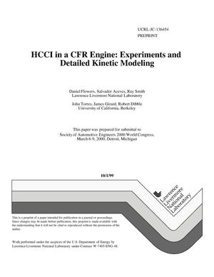 HCCI in a CFR engine: experiments and detailed kinetic modeling
