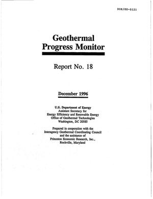 Geothermal Progress Monitor. Report No. 18