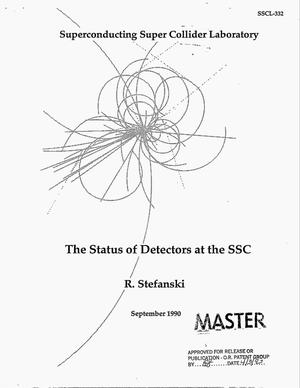 The status of detectors at the SSC