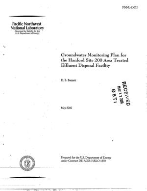 Groundwater monitoring plan for the Hanford Site 200 Area Treated Effluent Disposal Facility