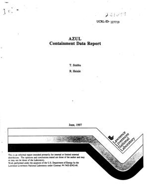 AZUL containment data report