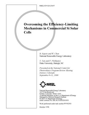 Overcoming the Efficiency-Limiting Mechanisms in Commercial Si Solar Cells