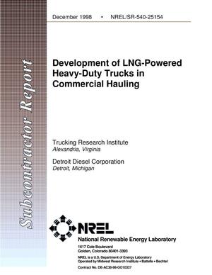 Development of LNG-Powered Heavy-Duty Trucks in Commercial Hauling