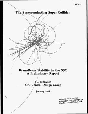 Beam-beam stability in the SSC. A preliminary report