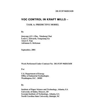 VOC Control in Kraft Mills