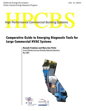 Comparative guide to emerging diagnostic tools for large commercial HVAC systems