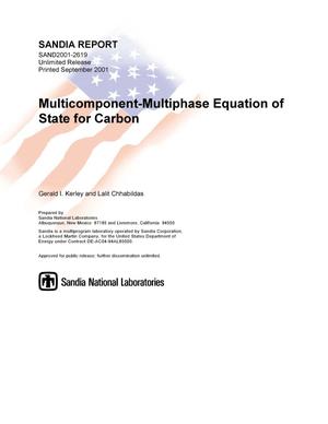 Multicomponent-Multiphase Equation of State for Carbon