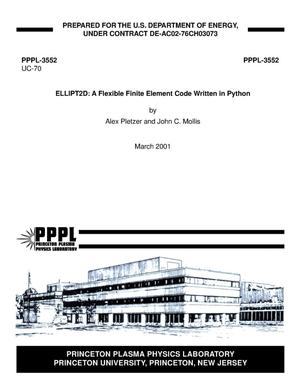 ELLIPT2D: A Flexible Finite Element Code Written Python