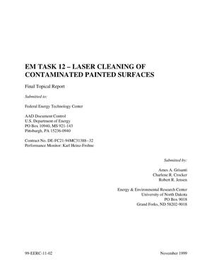 LASER CLEANING OF CONTAMINATED PAINTED SURFACES