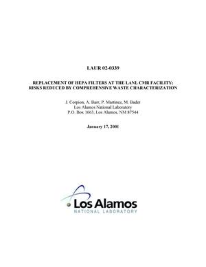 Replacement of HEPA Filters at the LANL CMR Facility: Risks Reduced by Comprehensive Waste Characterization