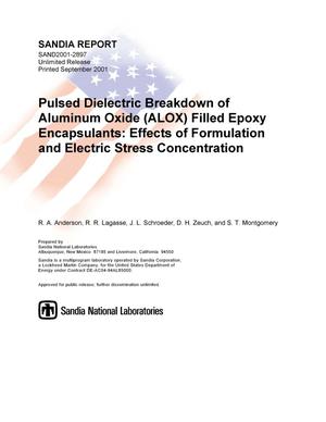 Pulsed Dielectric Breakdown of Aluminum Oxide (ALOX) Filled Epoxy Encapsulants: Effects of Formulation and Electric Stress Concentration