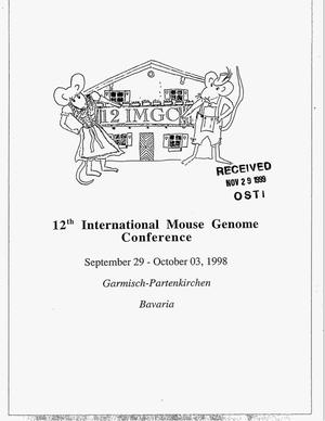 12th International Mouse Genome Conference