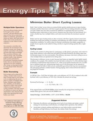 Minimize Boiler Short Cycling Losses