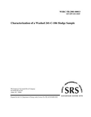 Characterization of a Washed 241-C-106 Sludge Sample