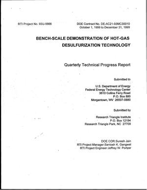 BENCH-SCALE DEMONSTRATION OF HOT-GAS DESULFURIZATION TECHNOLOGY