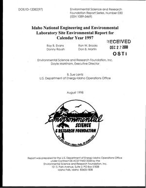 Idaho National Engineering and Environmental Laboratory Site Environmental Report for Calendar Year 1997