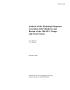 Report: Analysis of the Hydrologic Response Associated With a Shutdown and Re…
