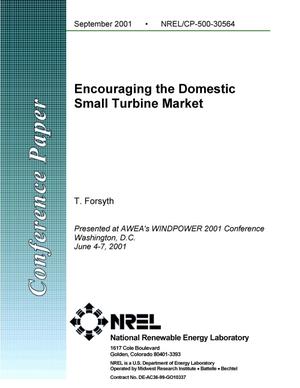 Encouraging the Domestic Small Turbine Market