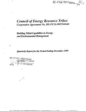 BUILDING TRIBAL CAPABILITIES IN ENERGY AND ENVIRONMENTAL MANAGEMENT