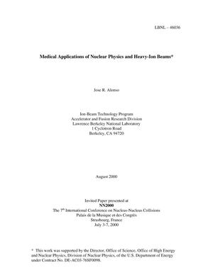 Medical applications of nuclear physics and heavy-ion beams