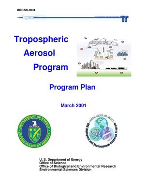 Tropospheric Aerosol Program, Program Plan, March 2001