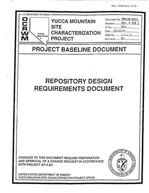 Repository Design Requirements Document