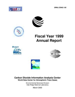 Carbon Dioxide Information Analysis Center, Fiscal Year 1999 Annual Report