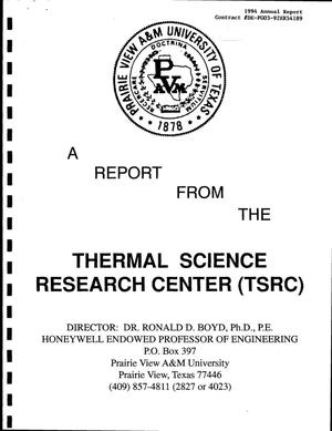 Local Heat Transfer and CHF for Subcooled Flow Boiling - Annual Report 1994