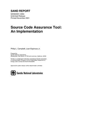 Source Code Assurance Tool: An Implementation