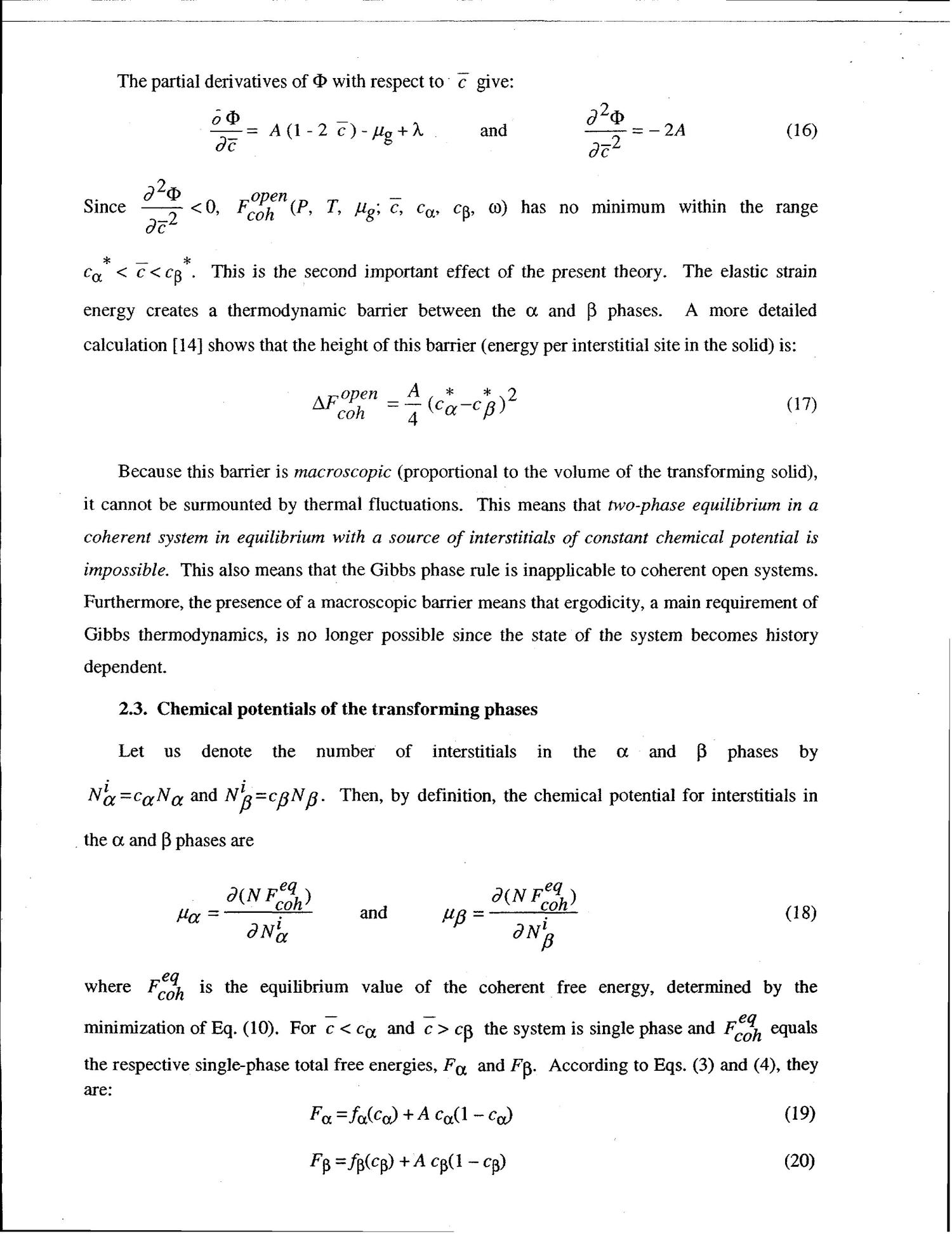 THERMODYNAMIC MODEL FOR THE HYSTERESIS IN METAL-HYDROGEN SYSTEMS - Page ...