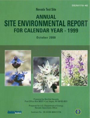Nevada Test Site Annual Site Environmental Report for Calendar Year - 1999