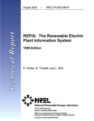 REPiS: The Renewable Electric Plant Information System - 1999 Edition