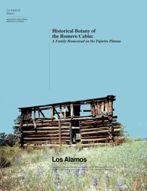 Historical Botany of the Romero Cabin: A Family Homestead on the Pajarito Plateau