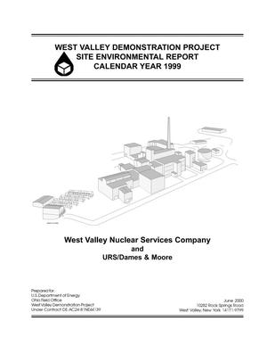 West Valley Demonstration Project site environmental report, calendar year 1999