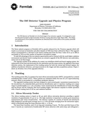 The D-Zero detector upgrade and physics program