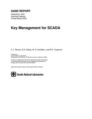 Key Management for SCADA