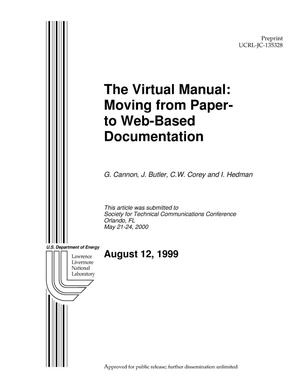 The Virtual Manual: Moving from Paper- to Web-Based Documentation