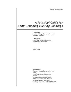 A Practical Guide for Commissioning Existing Buildings