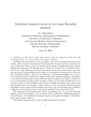 Turbulent boundary layers at very large Reynolds numbers