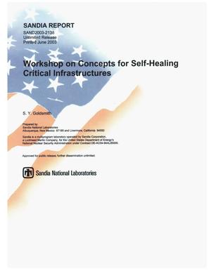 Workshop on Concepts for Self-Healing Critical Infrastructures