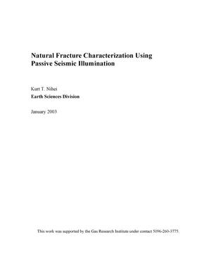 Natural fracture characterization using passive seismic illumination